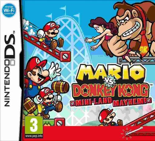 Mario vs Donkey Kong Mini-land Mayhem! (Nintendo DS, Spelcomputers en Games, Games | Nintendo DS, Zo goed als nieuw, Ophalen of Verzenden