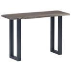 vidaXL Wandtafel 115x35x76 cm massief acaciahout en ijzer, Huis en Inrichting, Tafels | Bijzettafels, Verzenden, Nieuw