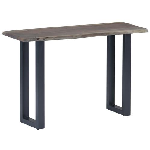 vidaXL Wandtafel 115x35x76 cm massief acaciahout en ijzer, Huis en Inrichting, Tafels | Bijzettafels, Nieuw, Verzenden