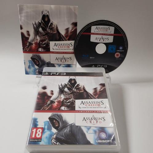 Assassins Creed II GOTY + Assassins Creed Playstation 3, Spelcomputers en Games, Games | Sony PlayStation 3, Ophalen of Verzenden
