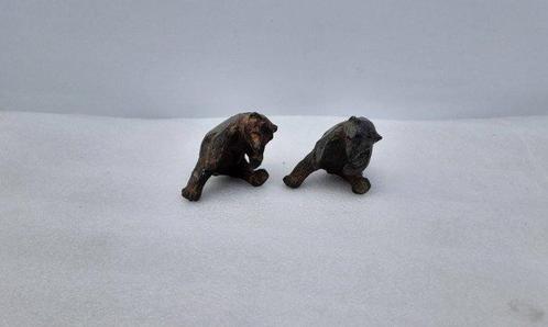 P. Chenet - Beeldje, Beren - 7.5 cm - Brons, Antiek en Kunst, Curiosa en Brocante