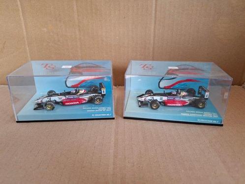 Minichamps 1:43 - Modelauto (2) - Dallara Mugen Honda F 301, Hobby en Vrije tijd, Modelauto's | 1:5 tot 1:12