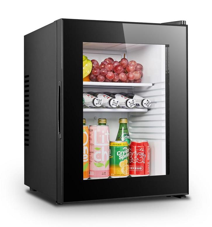 Minibar 40L Glasdeur Peltier Koeling, Witgoed en Apparatuur, Koelkasten en IJskasten, Ophalen of Verzenden