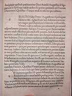 AUGUSTINUS, AURELIUS & BERNARDUS CLARAVELLENSIS - Epistole