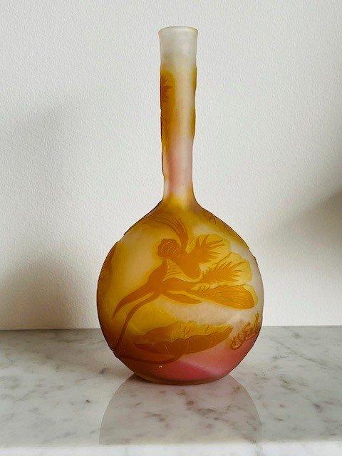 Emile Gallé - Vaas - Glas, Antiek en Kunst, Antiek | Glas en Kristal