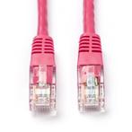 Netwerkkabel | Cat5e U/UTP | 30 meter (Roze), Nieuw, Verzenden