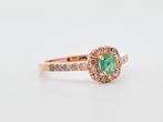 Zonder Minimumprijs - Ring 14 kt. - 0.71ct. tw. Smaragd, Sieraden, Tassen en Uiterlijk, Ringen, Nieuw