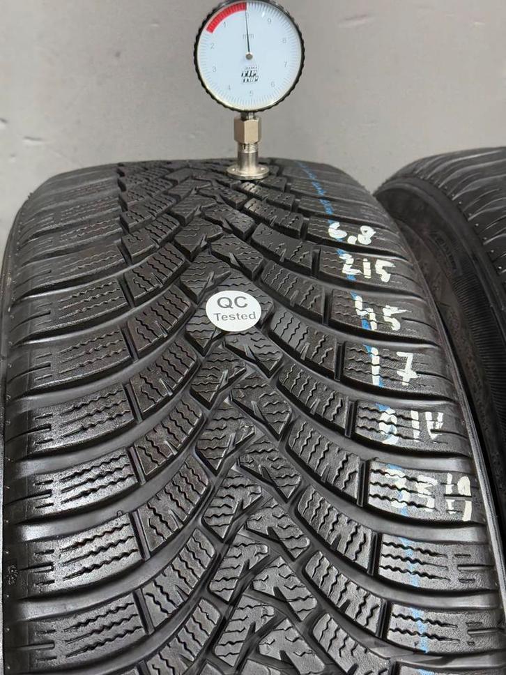 215/45/17 91V Falken winterbanden 6,8mm profiel 2 stuks, Auto-onderdelen, Banden en Velgen, 17 inch, Erkend duurzaam, Winterbanden