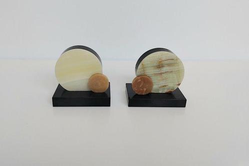 Boekensteunen (2) - Art Deco - Marmer, Onyx, Antiek en Kunst, Kunst | Designobjecten
