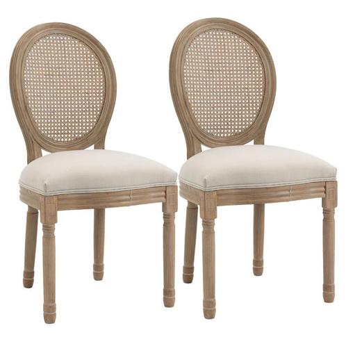 TRUUSK Set van 2 Weense Eetkamerstoelen - Geweven design - M, Huis en Inrichting, Stoelen, Nieuw, Verzenden
