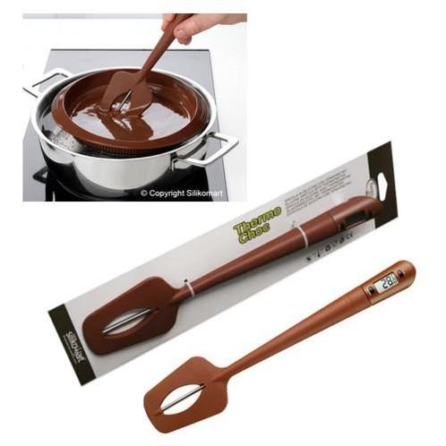 Silikomart Chocolade Spatel / Thermometer 32cm, Hobby en Vrije tijd, Taarten en Cupcakes maken, Nieuw, Verzenden