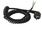 Spiraalsnoer met stekker - 3 x 1mm² - 70cm, Doe-het-zelf en Verbouw, Elektra en Kabels, Ophalen of Verzenden, Nieuw