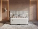 Opbergboxspring Royal XL Beige incl. 2 nachtkastjes, Verzenden, Nieuw, Beige, Modern