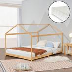 [en.casa] Kinderbed Vindafjord huisbed met matras bamboe 160, Kinderen en Baby's, Verzenden, Nieuw
