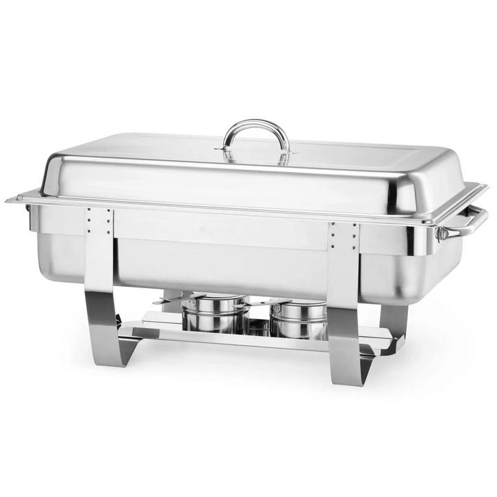 Chafing Dish Set | FIORA | RVS | 1/1 GN (9L) | Incl. Extra, Zakelijke goederen, Horeca | Keukenapparatuur, Nieuw in verpakking