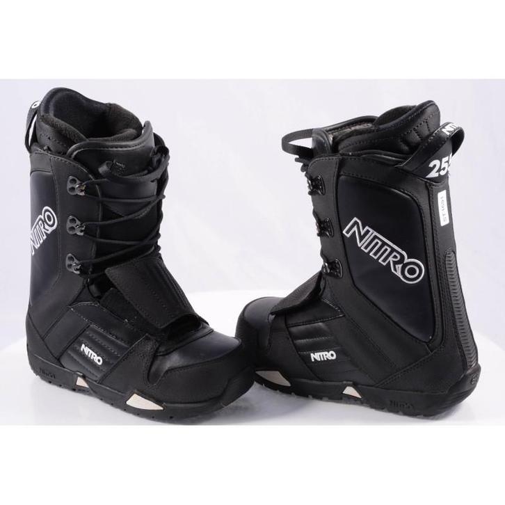36,5 37 38,5 snowboard schoenen NITRO, black/white ( TOP sta, Sport en Fitness, Snowboarden, Schoenen, Gebruikt, Verzenden