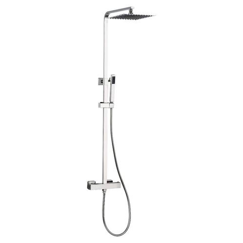 Opbouw regendouche 25cm vierkant hoofddouche thermostatisch, Doe-het-zelf en Verbouw, Sanitair, Verzenden