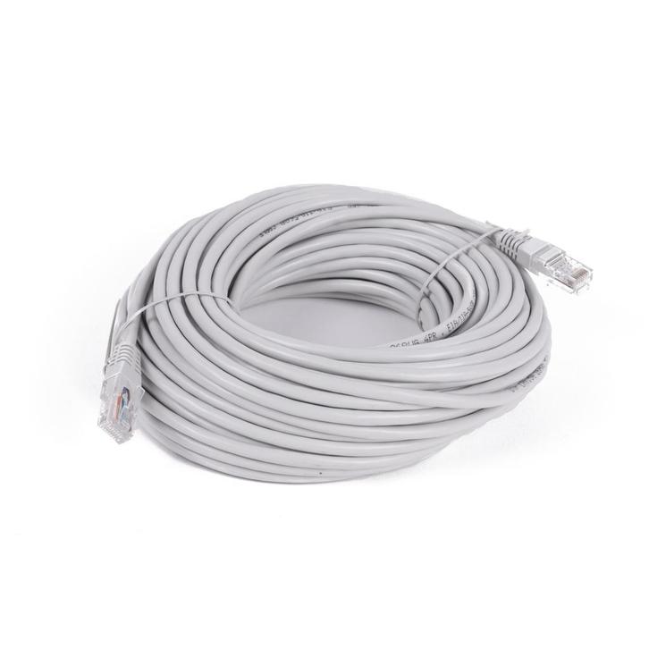 Benson 20 meter UTP CAT5E internetkabel - RJ45 - grijs -..., Computers en Software, Overige Computers en Software, Nieuw, Ophalen of Verzenden