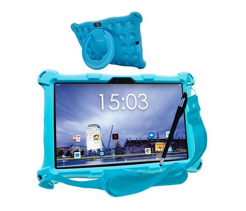 AngelTech Kindertablet XL – 3+4GB RAM – 32+64GB - Blauw, Computers en Software, Android Tablets, 10 inch, 32 GB, Wi-Fi, Nieuw