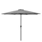 Parasol Budapest tuinparasol met zwengel Ø300 cm grijs casa., Verzenden, Nieuw