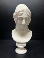 sculptuur, Busto di Elena di Troia - 31 cm - marmeren stof, Antiek en Kunst