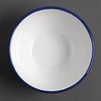 Emaille puddingschaaltje | RVS | 15,5cm | 6 stuks, Verzenden