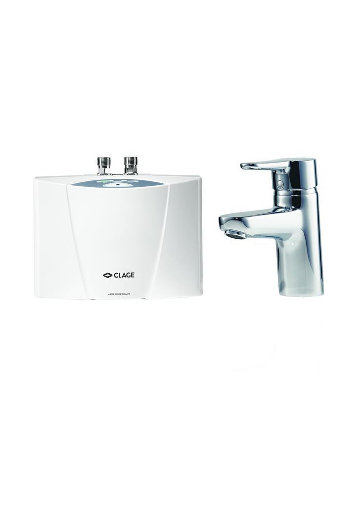 Doorstroomwaterverwarmer MCX Blue met kraan voor zonneboiler, Doe-het-zelf en Verbouw, Geisers en Boilers, Verzenden