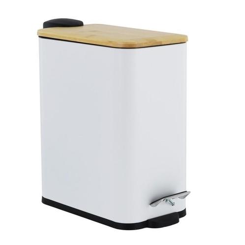Praktische pedaalemmer met draagbaar handvat - 5 liter -..., Huis en Inrichting, Woonaccessoires | Prullenbakken, Minder dan 50 cm