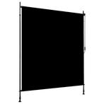 vidaXL Rolgordijn voor buiten 200x270 cm antraciet, Verzenden, Nieuw