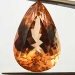 Zonder Minimumprijs Topaas - 37.23 ct - Antwerp Laboratory, Sieraden, Tassen en Uiterlijk, Edelstenen, Nieuw