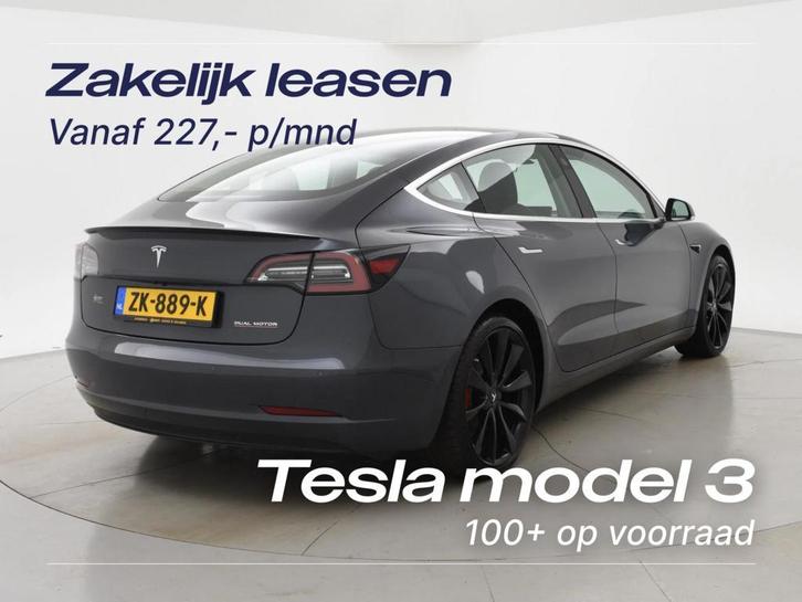 Tesla Model 3 | Zakelijk Leasen vanaf 227,- p/mnd, Auto's, Tesla, Lease, Automaat, Financial lease, Model 3, Elektrisch, ABS, Achteruitrijcamera