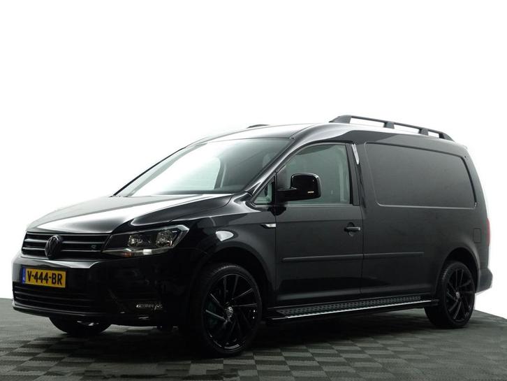 Volkswagen Caddy Maxi 2.0 TDI Euro 6 L2 R-line Brembo Aut-, Auto's, Bestelauto's, Dealer onderhouden, Lease, Zwart, Automaat, Overige kleuren