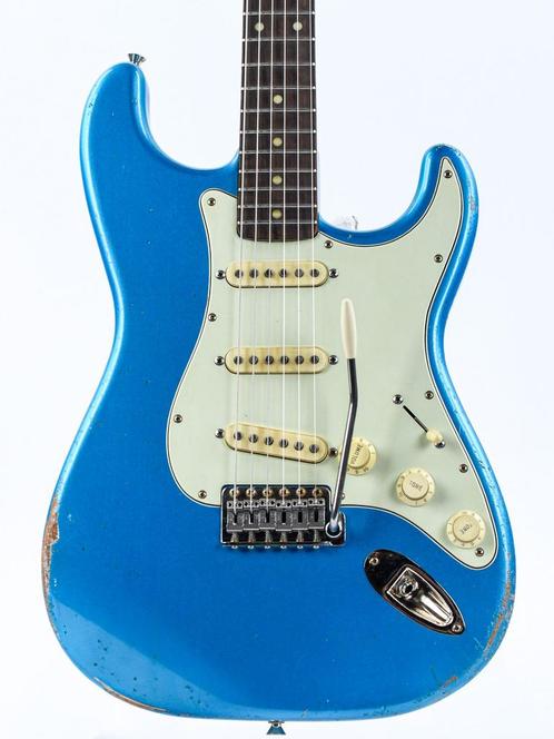 Kauffmann 63 S Alder Ocean Turquoise Medium Aged, Muziek en Instrumenten, Snaarinstrumenten | Gitaren | Elektrisch, Nieuw, Ophalen of Verzenden