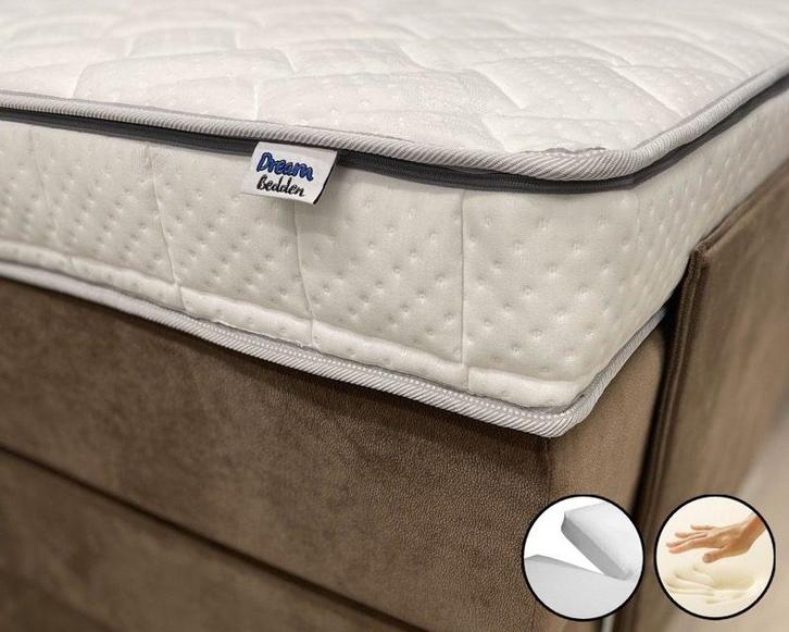 Platinum Splittopper HR55 Koudschuim & Nasa Traagschuim, Huis en Inrichting, Slaapkamer | Matrassen en Bedbodems