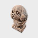 Bust of a Shih Tzu dog statue - home decor dog lover handpai, Verzenden, Nieuw