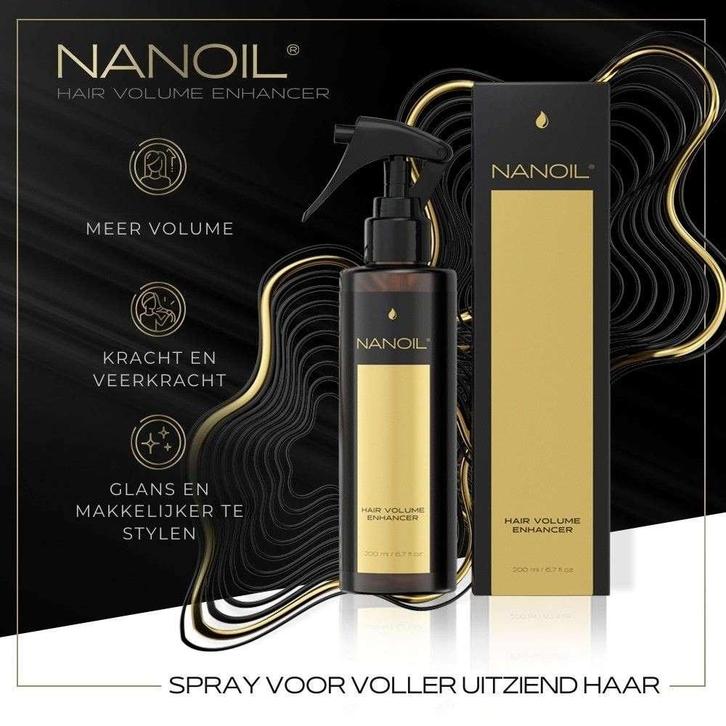 Nanoil Hair Volume Enhancer Spray - 200ml, Sieraden, Tassen en Uiterlijk, Uiterlijk | Haarverzorging, Gel, Wax, Haarlak of Mousse