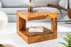 Massief kostbare houten salontafel GIANT 45cm Sheesham Stone, Huis en Inrichting, Tafels | Salontafels, Ophalen of Verzenden, Nieuw