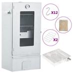 vidaXL BBQ-rookoven met koude rookgenerator gegalvaniseerd, Tuin en Terras, Verzenden, Nieuw