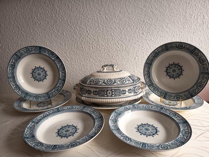 WEDGWOOD „Frankfort“ – England, ca. 1872 – Terrine, Platte &, Antiek en Kunst, Antiek | Glas en Kristal