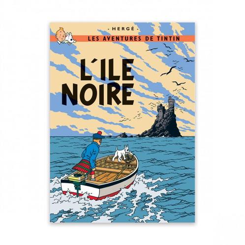 Kuifje Postkaart Lile Noire, Verzamelen, Stripfiguren, Nieuw, Ophalen of Verzenden