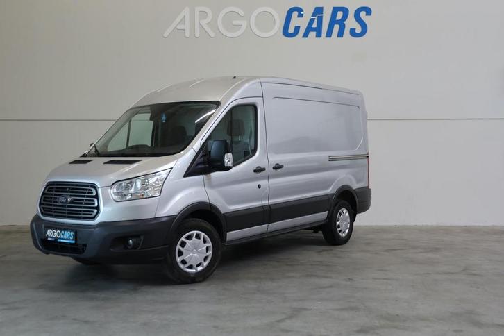 Ford Transit 330 2.0 TDCI L2/H2 AIRCO CRUISE CONTROL DUBB SC, Auto's, Bestelauto's, Dealer onderhouden, Lease, Zwart, Handgeschakeld