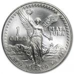 Mexican Libertad 1 oz 1991 (1.650.518 oplage), Postzegels en Munten, Munten | Amerika, Verzenden, Zuid-Amerika, Losse munt, Zilver
