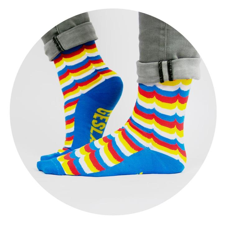 Grappige Sokken Geslaagd! 1 paar, Hobby en Vrije tijd, Feestartikelen, Nieuw, Verzenden