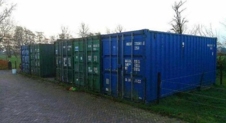 TE HUUR Opslagcontainer / zeecontainer 20ft, Doe-het-zelf en Verbouw, Containers, Ophalen of Verzenden