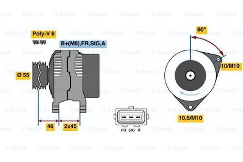 Dynamo / Alternator FORD FIESTA V,Van (1.4 TDCi), Auto-onderdelen, Motor en Toebehoren, Nieuw, Ophalen of Verzenden