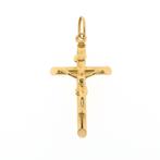 19,2 Krt. Gouden hanger van een kruis met corpus | INRI, Overige merken, Goud, Gebruikt, Ophalen of Verzenden