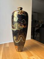 Balustervaas - Emaille, Goud, Koper - Japan - Meiji periode