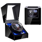 Olvy Time - Luxe Watchwinder voor 2 Horloges - Met LED Verli, Verzenden, Nieuw
