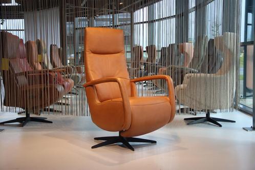 De Toekomst Fab-5 F5-500N manueel relaxfauteuil in leer., Huis en Inrichting, Fauteuils, Nieuw, Leer, Ophalen of Verzenden