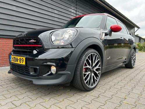 Mini MINI Countryman JCW Zwart Leer Pano ALL4 Chili 218pk, Auto's, Mini, Geïmporteerd, Onderhoudsboekje, Te koop, Automaat, SUV of Terreinwagen